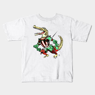 Crocodile Knight Kids T-Shirt